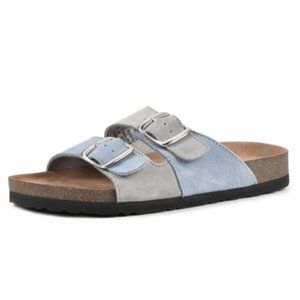 WHITE MOUNTAIN Women's Hippy Footbed Sandal